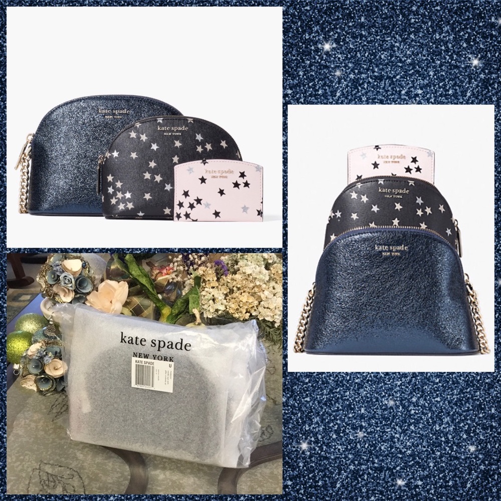 Kate Spade Spencer Metallic Crossbody Set.